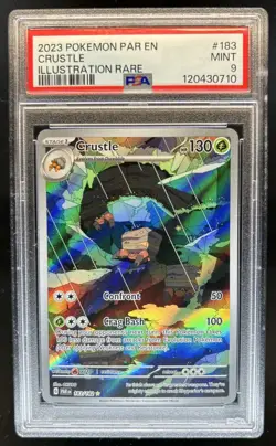 2023 Pokemon SV Paradox Rift Crustle #183/182 PSA 9 - Image 1