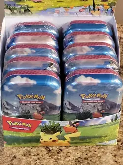 Pokemon TCG Ascended Heroes Mini Tins Display Box Of 10 Tins All New & Sealed! - Image 2