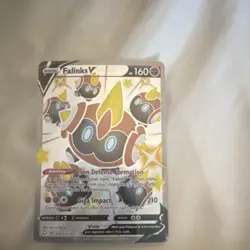 Pokemon Falinks V Shiny Holo Rare Full Art SV115/SV122 Shining Fates 160 HP - Image 1