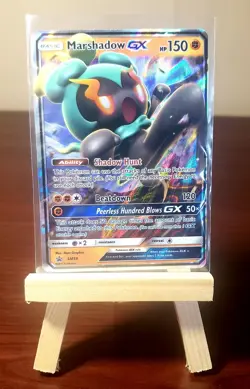 🥊Pokemon TCG 🥊 Marshadow GX SM59 | Sun and Moon Black Star Promo | NM - Image 1