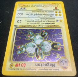 1999 Vintage Wizards Pokemon Fossil Set Magneton 11/62 Holo Rare Used - Image 5