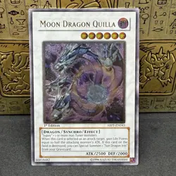 Yugioh Moon Dragon Quilla ABPF-EN043 Ultimate Rare 1st Edition NM - Image 1