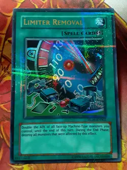 Yugioh Limiter Removal Ultra Rare HL06-EN002 Lightly Played - Image 1