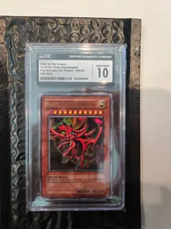 CGC GEM MINT 10 Yu-Gi-Oh! Slifer the Sky Dragon Worldwide Edition Promos GBI-001 - Image 1
