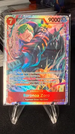One Piece Roronoa Zoro EB04-007 SR Adventure on KAMI's Island ENGLISH *IN HAND - Image 1