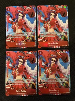 Playset Belo Betty PRB01 (Alt Art) OP05-015 English One Piece - Image 1