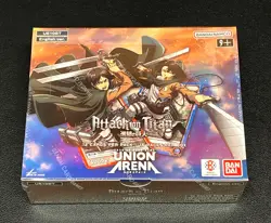 ENGLISH Union Arena UE10BT Attack on Titan Booster Box New Sealed 16 Packs - Image 1