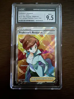 Pokemon Black Star Promo Professor's Research (Professor Juniper) - CGC 9.5 - Image 1
