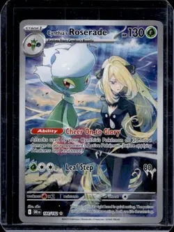 2025 Pokemon Destined Rivals Cynthia's Roserade #184/182 - Image 1