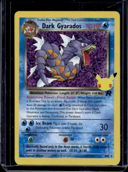 2021 Pokemon SWSH Celebrations Dark Gyarados Classic Collection #8/82 - Image 1