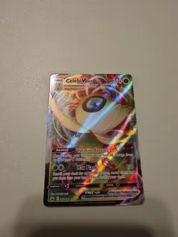 Pokemon TCG Celebi VMAX Sword & Shield Chilling Reign Holo Ultra Rare #008/198 - Image 1