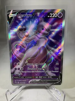 Mewtwo V Full Art - SWSH229 Sword & Shield Promo Pokemon TCG NM - Image 1