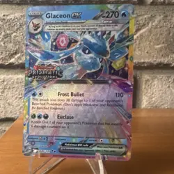 Pokemon TCG Glaceon ex Tera Promo Holo Prismatic Evolutions 026/131 270 HP - Image 1