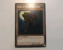 Gazelle the King of Mythical Beasts MZMI-EN041 Rare NAME SHIFT ERROR Yugioh Card - Image 1