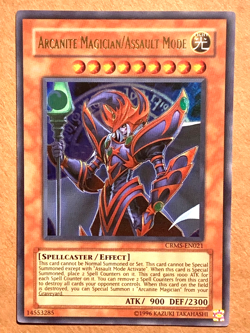 yugioh Arcanite Magician/Assault Mode CRMS-EN021 near mint - Image 1