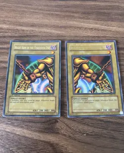 Yu-Gi-Oh Exodia Complete Set LOB 1st Edition (Head & Left Arm) Vintage 2002 - Image 4