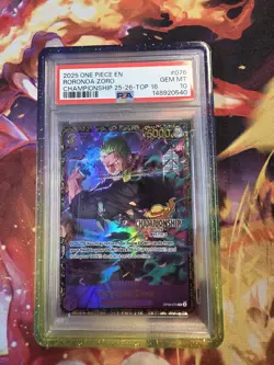 Roronoa Zoro Championship 25-26 Regional OP09-076 One Piece Promotion Cards Foil - Image 1