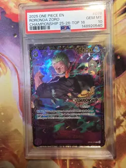 Roronoa Zoro Championship 25-26 Regional OP09-076 One Piece Promotion Cards Foil - Image 5