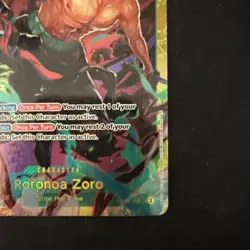 One Piece - Roronoa Zoro OP06-118 (Reprint) LD-01 Card English - Near Mint - Image 5
