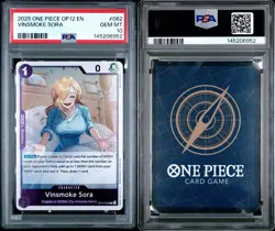 One Piece CCG Vinsmoke Sora Legacy of the Master OP12-062 PSA 10 Gem Mint - Image 3