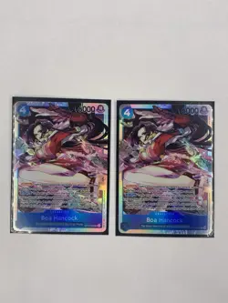 x2 One Piece Boa Hancock ST17-004 SR Seven Warlords of the Sea Donquixote - Image 1