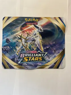 Pokemon TCG Brilliant Stars Arceus Playmat Sword & Shield Official Card Game Mat - Image 1