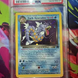 2000 Dark Gyarados Holo Card PSA 6 Pre-Release #8 Pokemon TCG FART SWIRL - Image 2