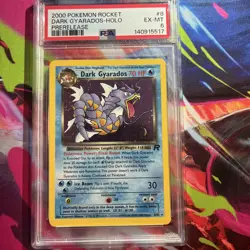 2000 Dark Gyarados Holo Card PSA 6 Pre-Release #8 Pokemon TCG FART SWIRL - Image 3