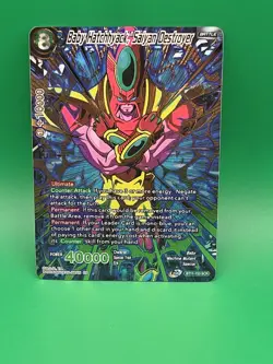 Dragon Ball Super Card Baby Hatchhyack, Saiyan Destroyer SCR Foil BT11-153 - Image 1