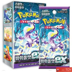 Pokemon Card Violet EX Enhanced Expansion Booster Box 30 packs set Korean Ver - Image 1