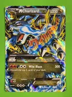 Pokemon TCG Mega M Charizard EX Flashfire Holo Ultra Rare Card 69/106 XY - Image 1