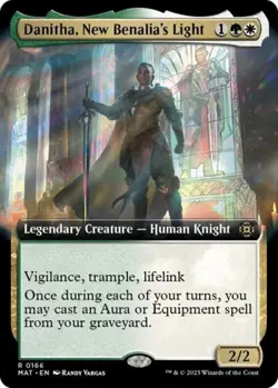 Danitha, New Benalia's Light (Extended Art) -Foil Light Play MTG - Image 1