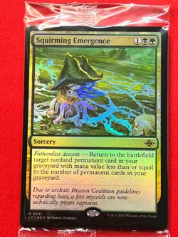 MTG Squirming Emergence - Prerelease Cards (PRE) Sealed in original wrapper - Image 1