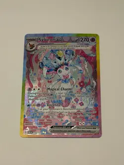 SYLVEON EX 2025 POKEMON CARD PRISMATIC SPECIAL ILLUSTRATION RARE 156/131 NM/M - Image 1