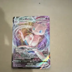 Mew VMAX Ultra Rare Full Art Holo 114/264 Fusion Strike Pokemon TCG Card 310 HP - Image 1