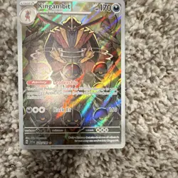 Pokemon Kingambit Holo Rare Card 220/198 SV01 Scarlet & Violet 170 HP English - Image 1