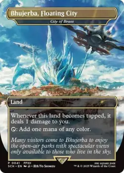 MTG English Bhujerba, Floating City - City of Brass NM Foil - Image 1