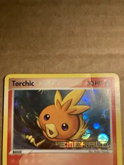 Torchic Pokemon Card Emerald 69/106 Holo HP - Image 3