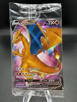 Charizard V SWSH050 SWSH: Sword & Shield Promo Cards Holo SEALED - Image 1