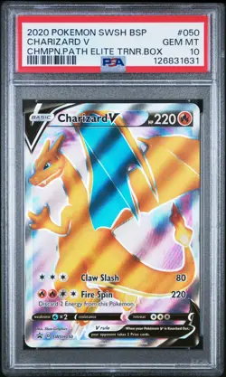Charizard V SWSH050 SWSH: Sword & Shield Promo Cards champion path etb - Image 1