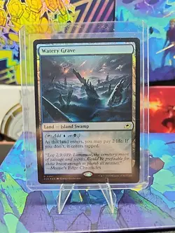 Watery Grave FOIL 261 Edge of Eternities EOE MTG Rare Land Unplayed Mint M/NM - Image 1