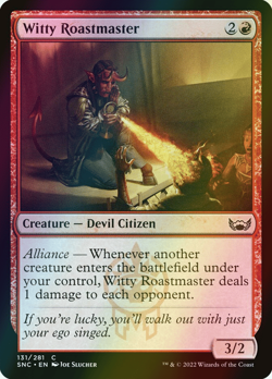 MTG Witty Roastmaster Foil ** Streets of New Capenna ** English (NM) - Image 1