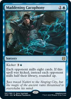 MTG Maddening Cacophony, Light Play, English Zendikar Rising - Image 1