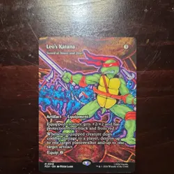 MTG Teenage Mutant Ninja Turtles Source Material: Leo's Katana(Borderless) - Image 1