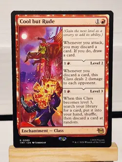 Magic: The Gathering Cool but Rude Rare Enchantment Class 0089 TMNT - Image 1