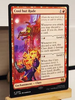 Magic: The Gathering Cool but Rude Rare Enchantment Class 0089 TMNT - Image 2