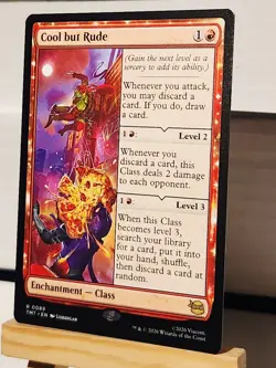 Magic: The Gathering Cool but Rude Rare Enchantment Class 0089 TMNT - Image 3