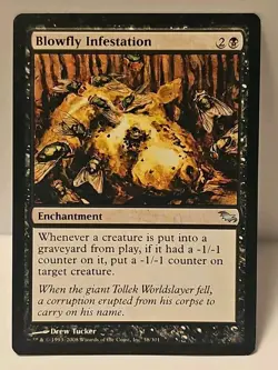 Mtg 🔥🔥 Blowfly Infestation 🔥🔥 Shadowmoor Regular MT/NM Magic The Gathering - Image 1