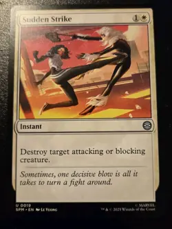 Sudden Strike 0019 Uncommon Spider-Man Magic: The Gathering - Image 1
