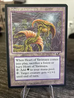 MTG Magic the Gathering - ALLIANCES Edition (1996) - Heart of Yavimaya - Image 1